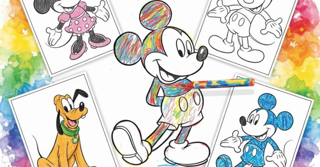 mickey mouse coloring pages