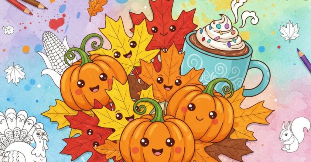 november coloring pages
