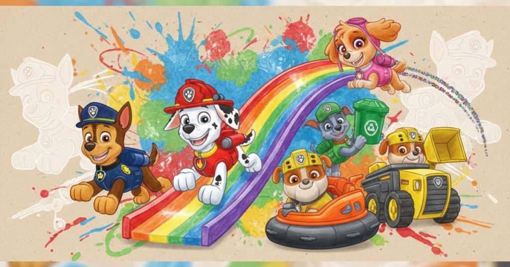 paw patrol coloring pages