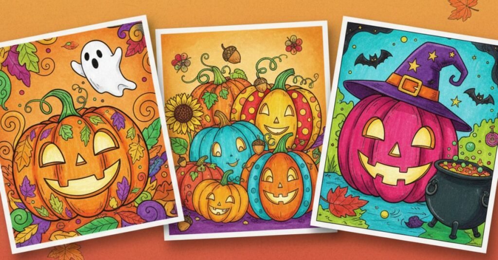 pumpkin coloring pages
