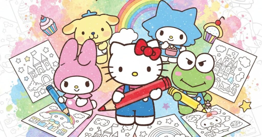 sanrio coloring pages