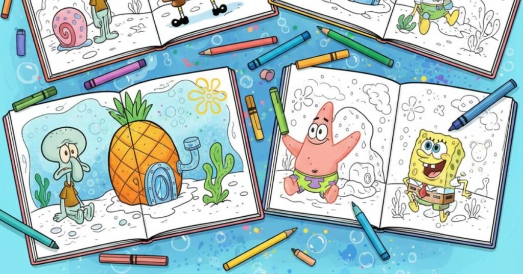 spongebob coloring pages