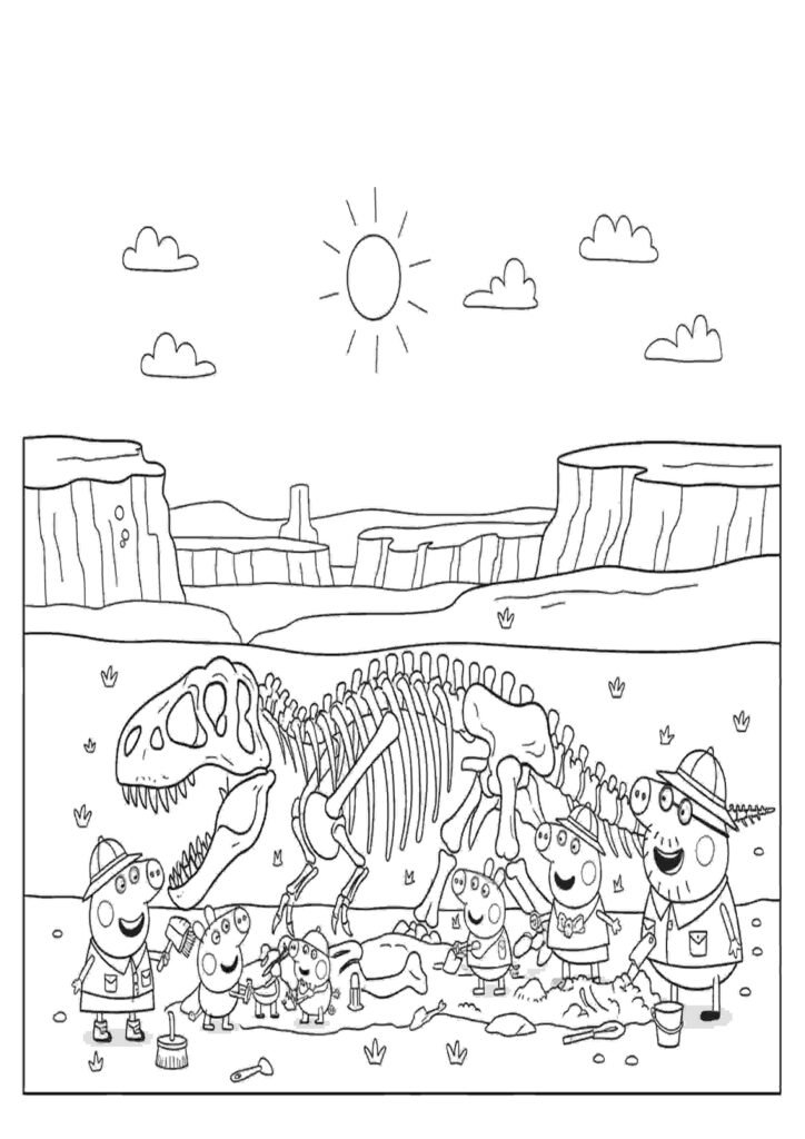 top peppa pig coloring pages