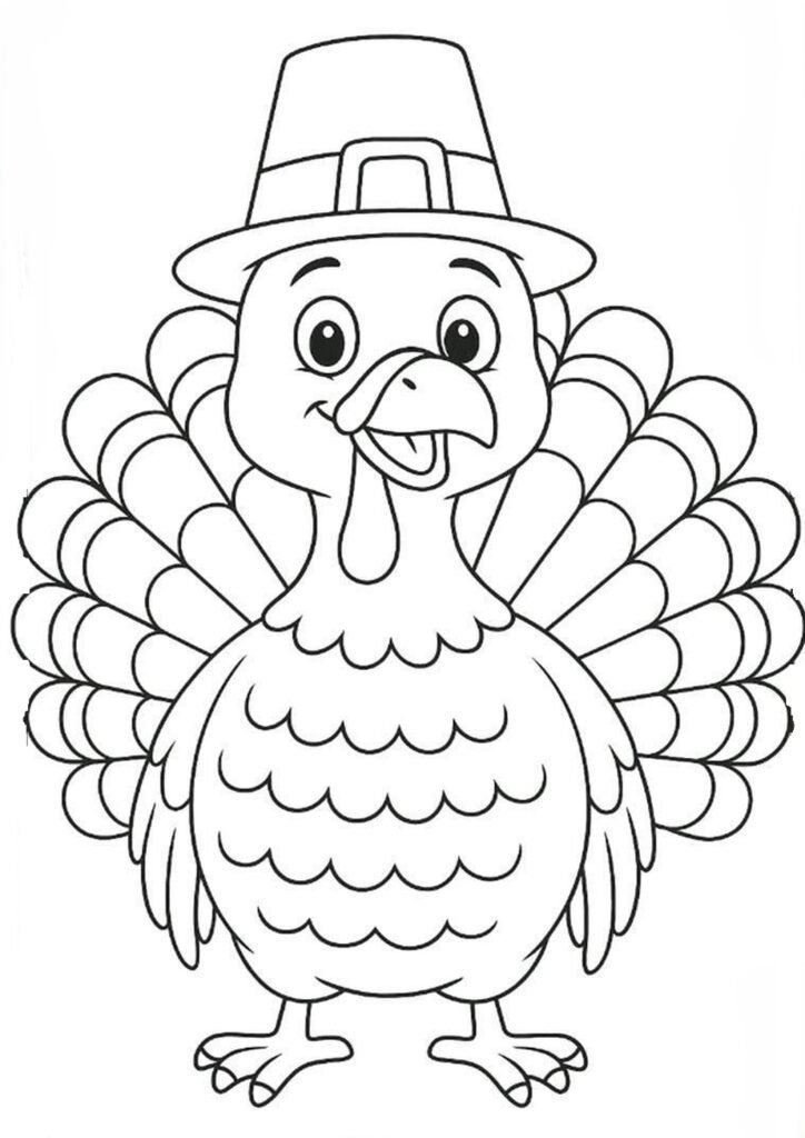 turkey coloring ideas for free kids