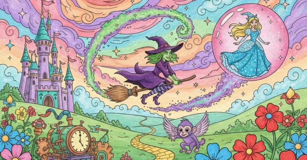 wicked coloring pages