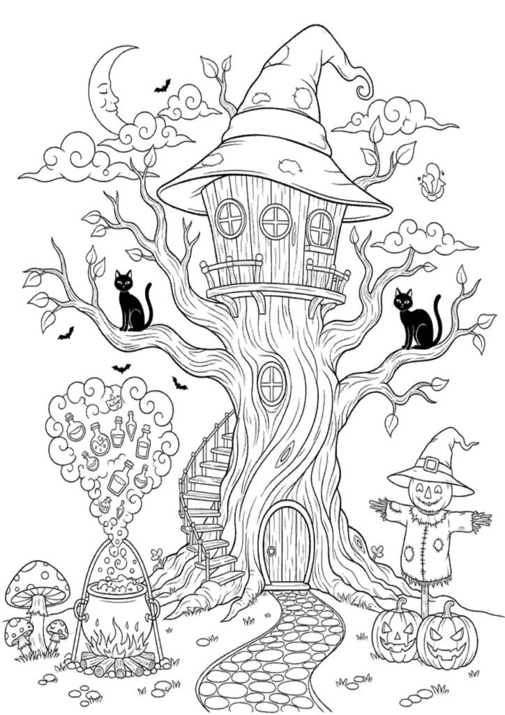 wicked coloring pages printable