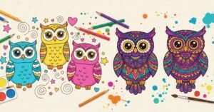 Owl Coloring Pages
