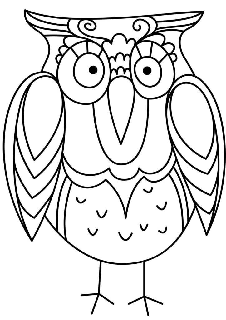 Printable Owl Coloring Pages