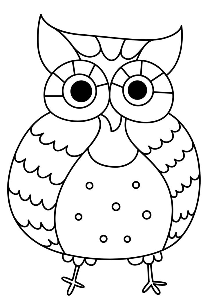 Printable Owl Coloring Pages