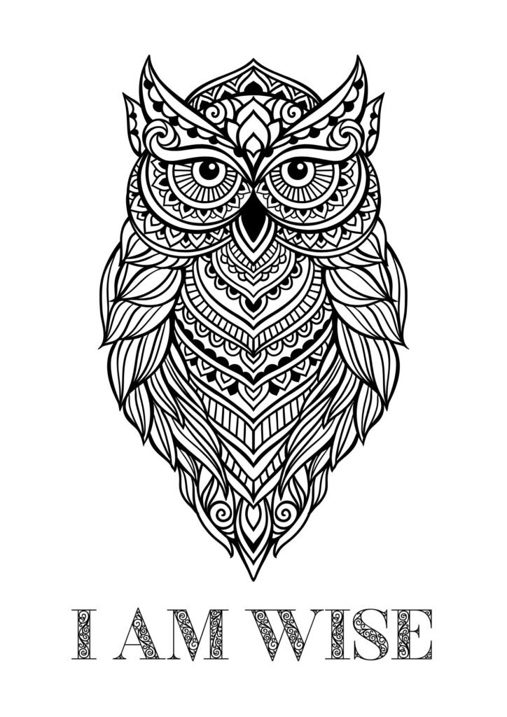 Printable Owl Coloring Pages