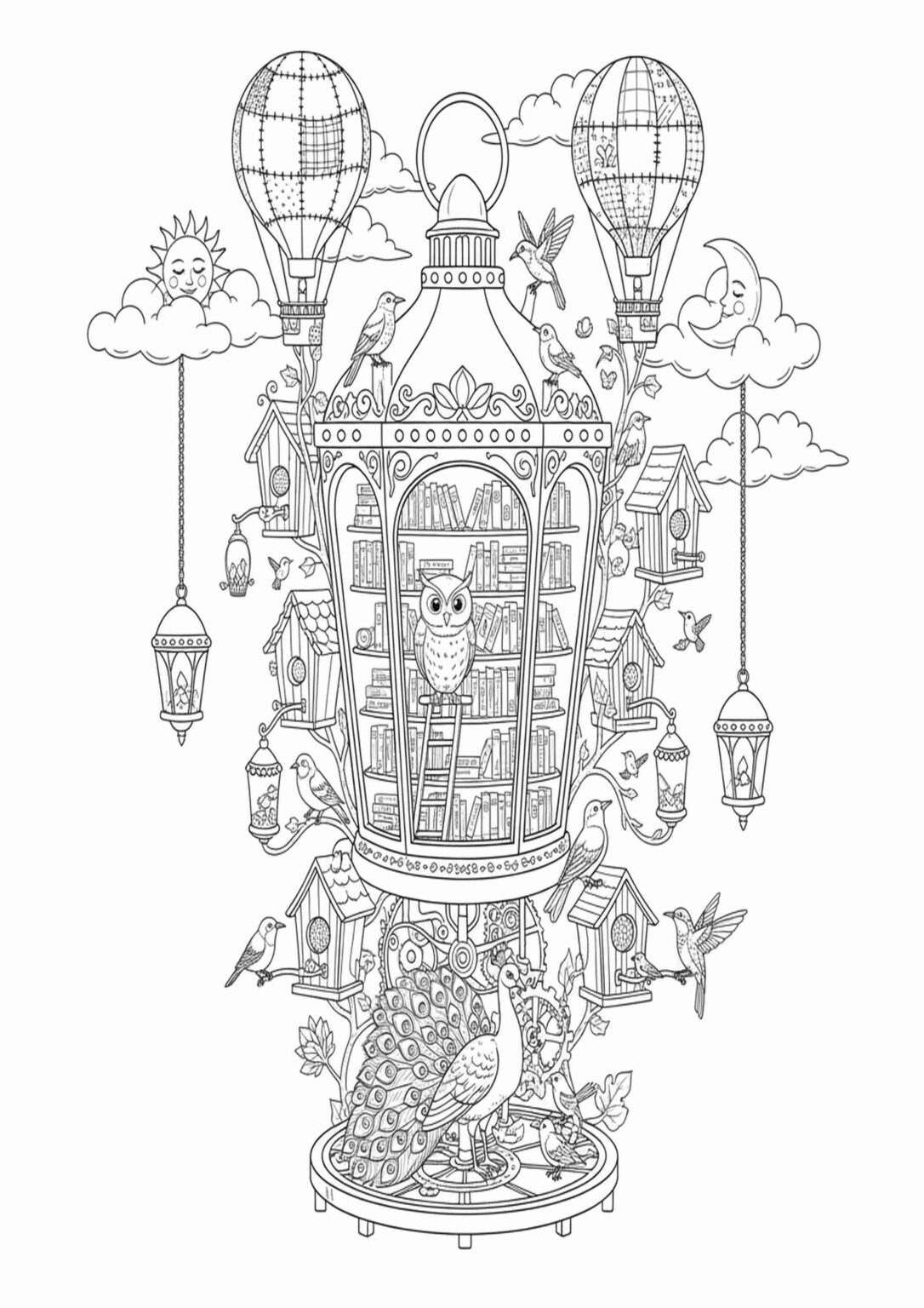 20 Free Printable Bird Coloring Pages for Kids and Adults