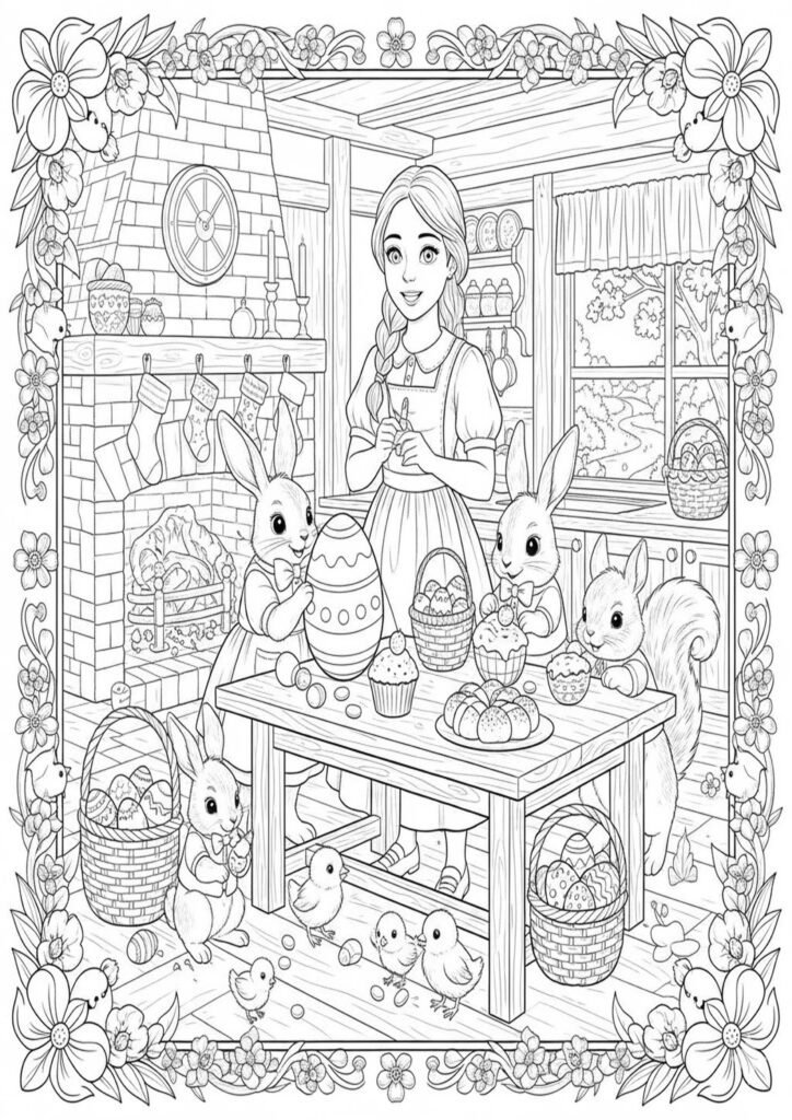 Seasonal printable coloring pages for kids activities