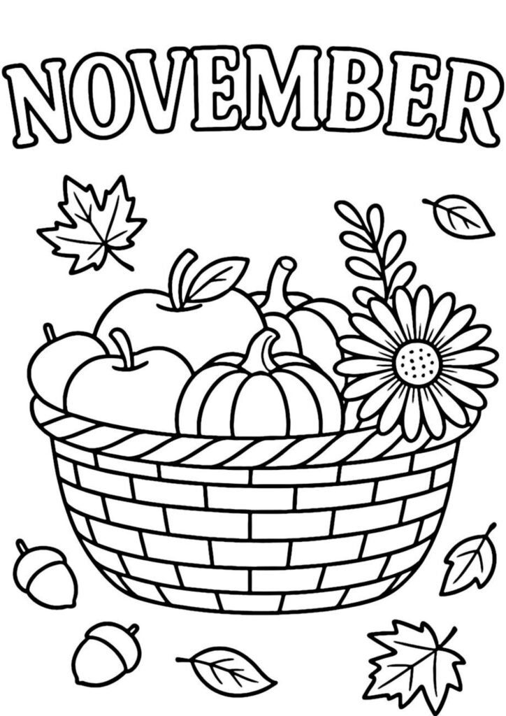 fruit coloring pages