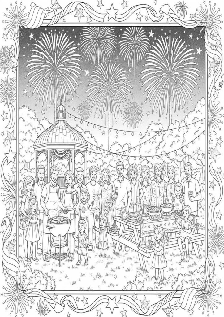 Seasonal coloring pages for kids to print