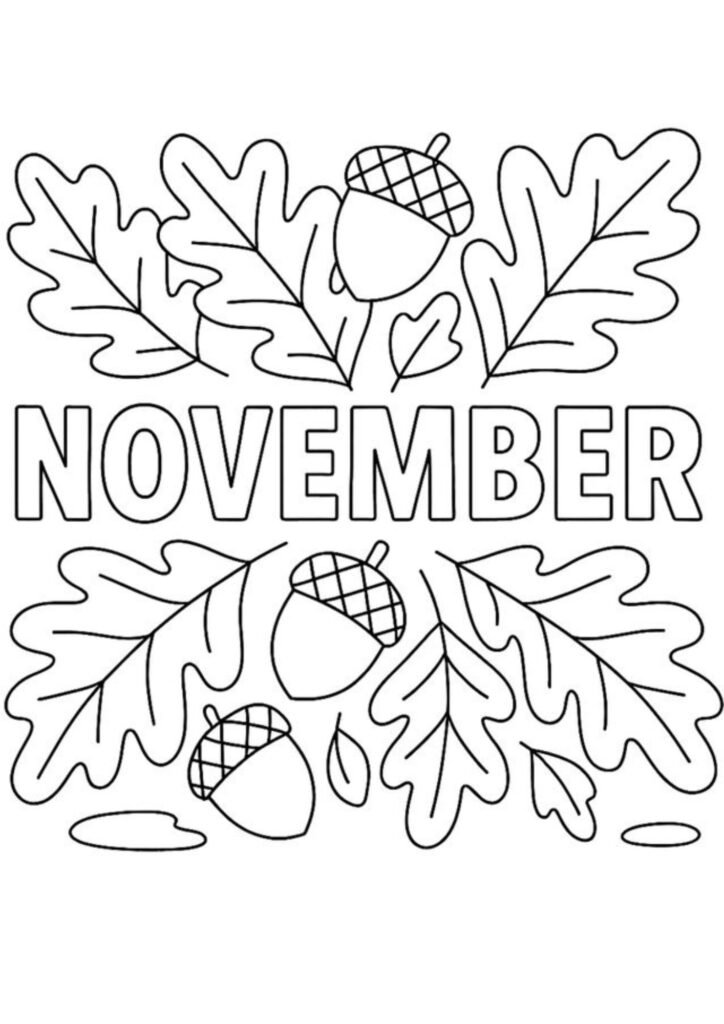november printables