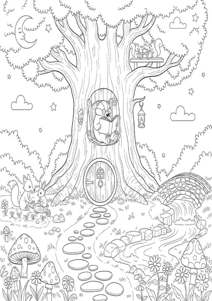 rain forest coloring pages