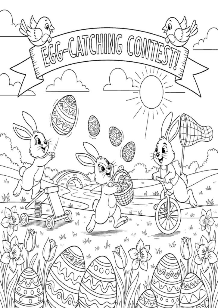 Easter Colouring Printables