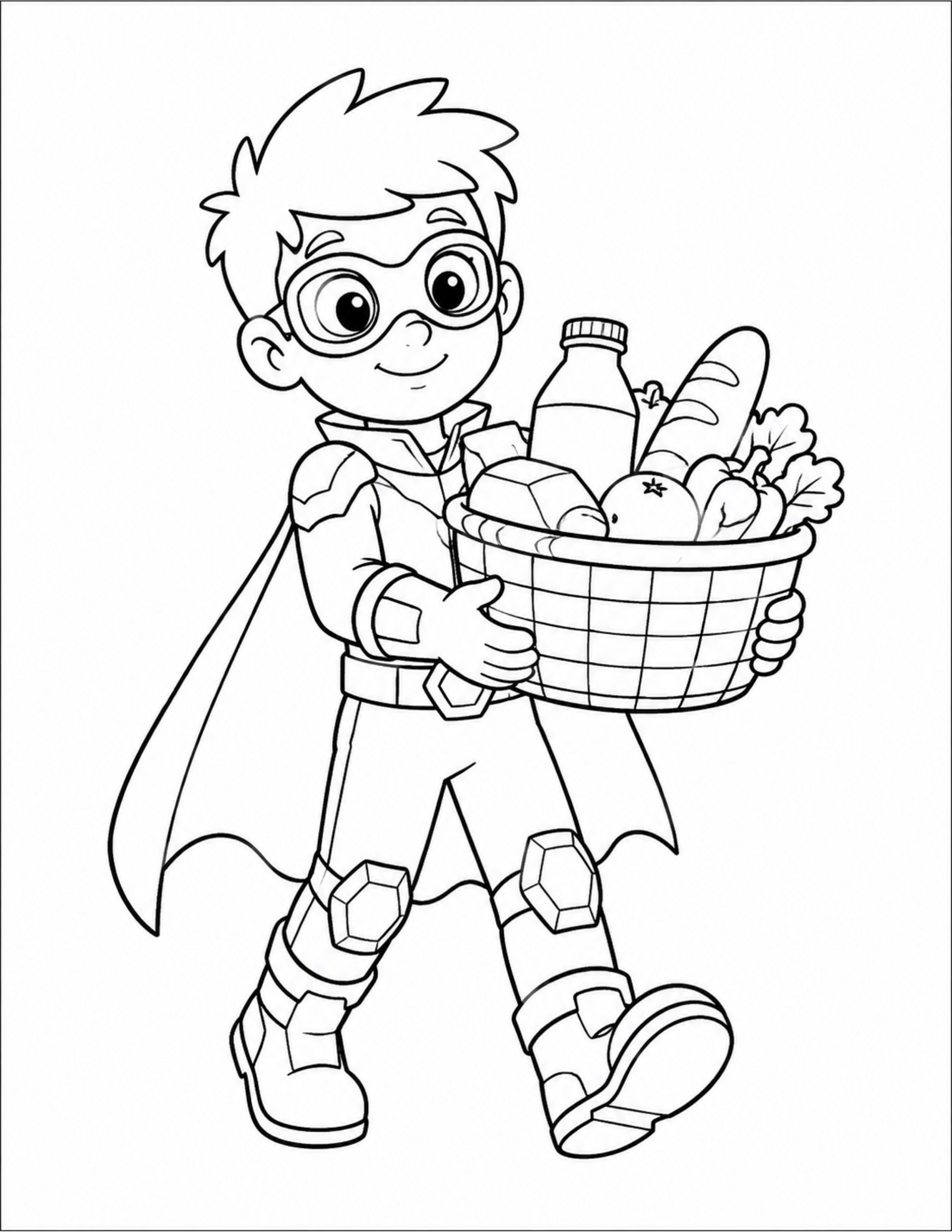 Spiderman coloring pages inspired by an original neighbor helper hero