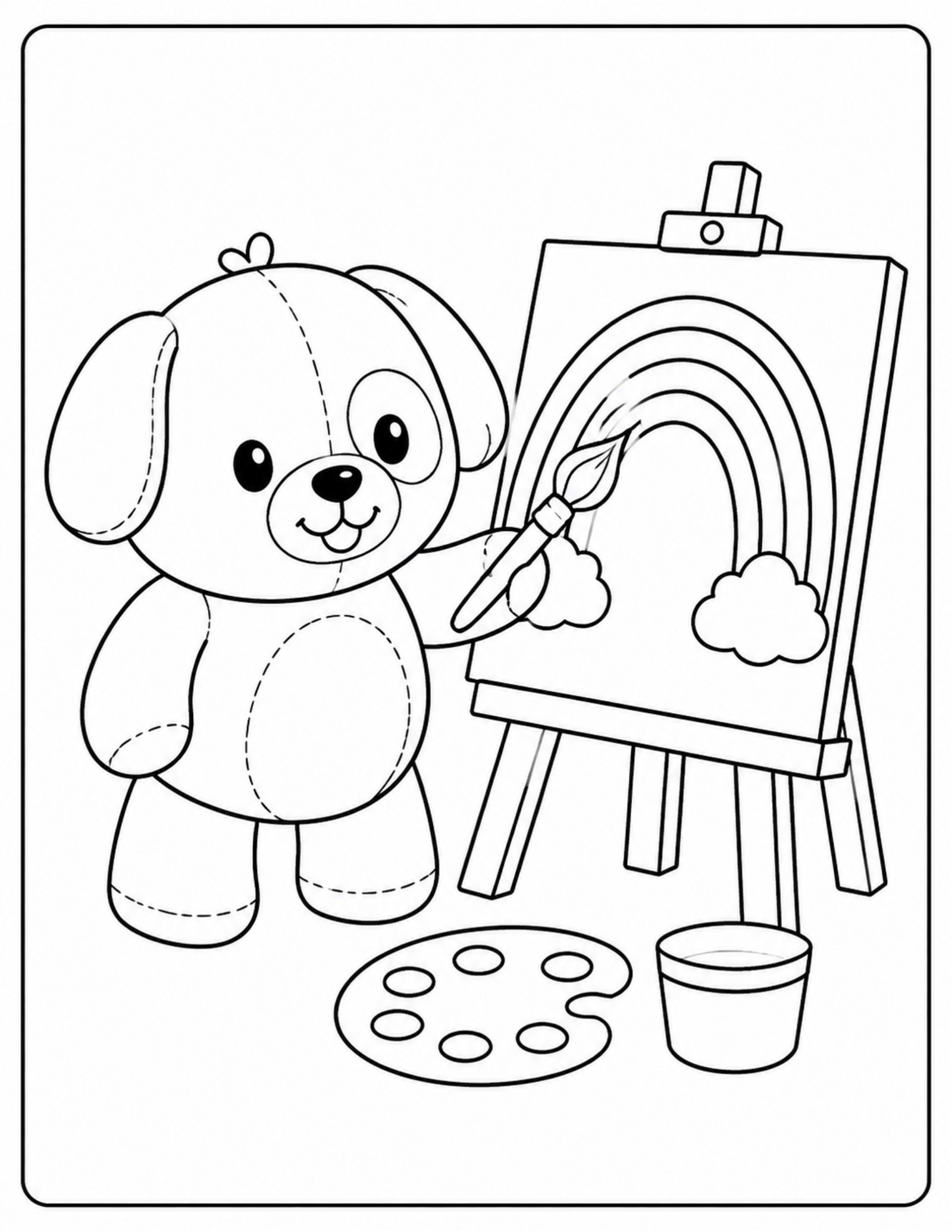 Original songwriter piano coloring page with a notebook
