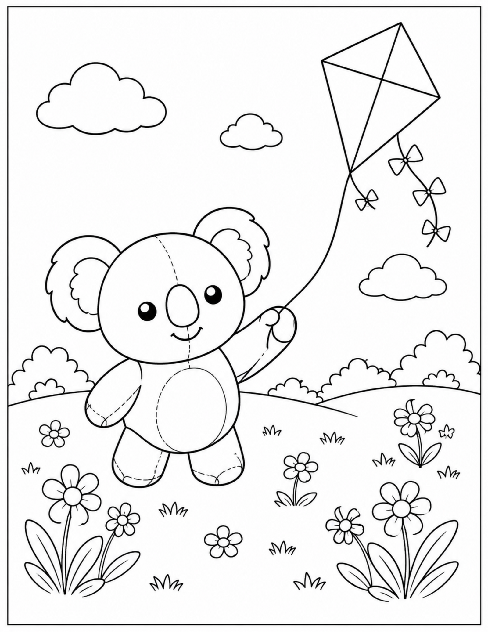 Original pop music coloring page with a singer at a microphone